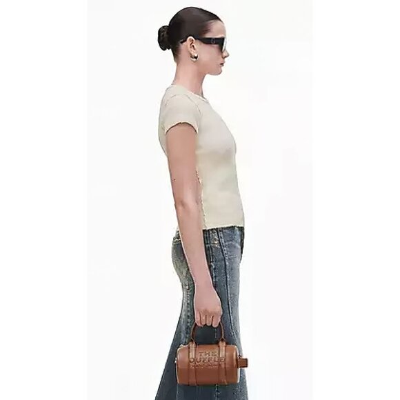Marc Jacobs Women's The Mini Duffle Bag Argan Oil Brown OS - Picture 2 of 16